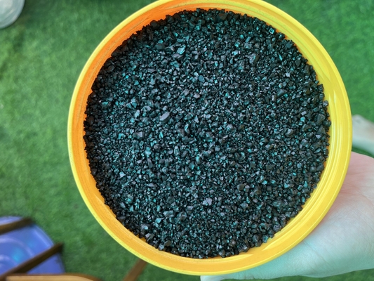 Qualität Glänzende Granulate von hochlöslichem Superkaliumhumat fördern das Pflanzenwachstum usine